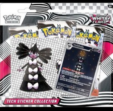 Pokmon Tcg - Sv White Flare Tech Sticker Collection 3 Pack Blister Pokmon Tcg - Sv White Flare Tech Sticker Collection 3 Pack Blister