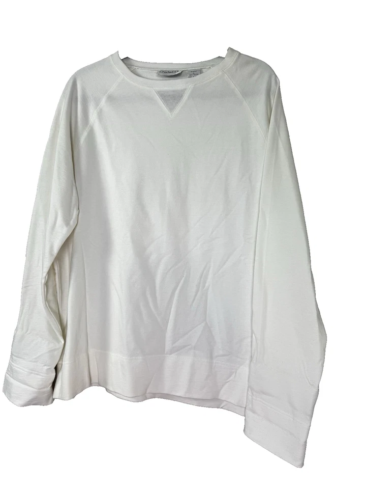 Chadwicks 女式 XL 卫衣 2 件套粉色白色海岸 Cottagecore 休闲 — 第 4/4 张图片