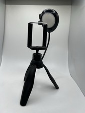 Phone Stand With Adjustable Light Selfie Tripod Phone Holder Travel Stand