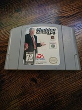 Madden Football 64 Nintendo 64, 1997, N64, Tested Working