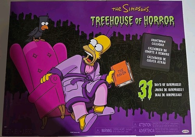 #ad THE SIMPSONS TREEHOUSE OF HORROR 31 DAY ADVENT CALENDAR Halloween FOX JAKKS $21.00