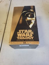 Star Wars Trilogy Special Edition VHS Box Set Gold Widescreen THX Darth Vader