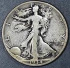 1934-S 50C WALKING LIBERTY SILVER HALF DOLLAR KM# 142 Circulated A6328