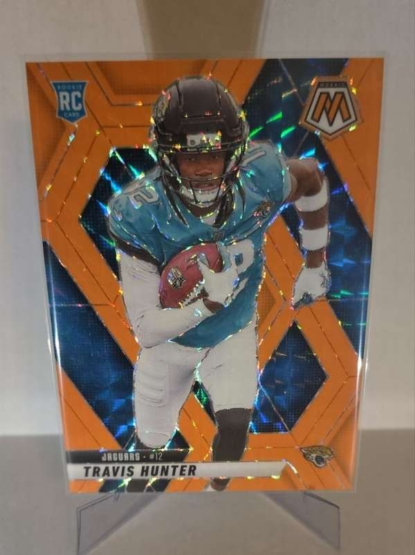 2025 Panini Mosaic - Mosaic Orange Fluorescent #301 - Travis Hunter - #20/25