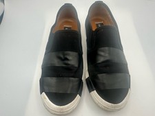 THE OFFICE OF ANGELA SCOTT HAMMONDS BLACK FABRIC SNEAKERS SHOES WOMEN SZ 8.5