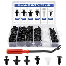 Car Clips Kit 120PCS, 6 Sizes, Fits Most Vehicles for Auto Repair