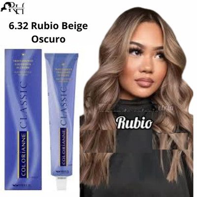 Tinte Colorianne Clássic Color 6.32 Rubio Beige Oscuro para el cabello 100ml