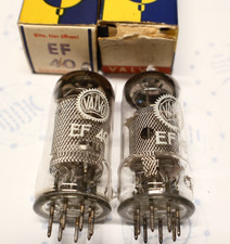 2 x rura, rura EF40 firmy Valvo (1xBMVtdg, 1x getter!) testowany Roetest ;RS1-10