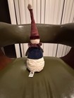 RARE Jellycat Snowman Plush Stuffed Animal Burgundy Striped Hat 15 inches 2023 — photo 6