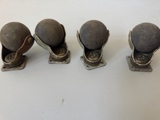 Vintage Style Kugelrollen mit Kapuze 4 Stück