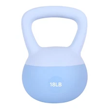 Leikefitness Soft Kettlebells,Steel Shot Filled Weights for Women and Men,Col...