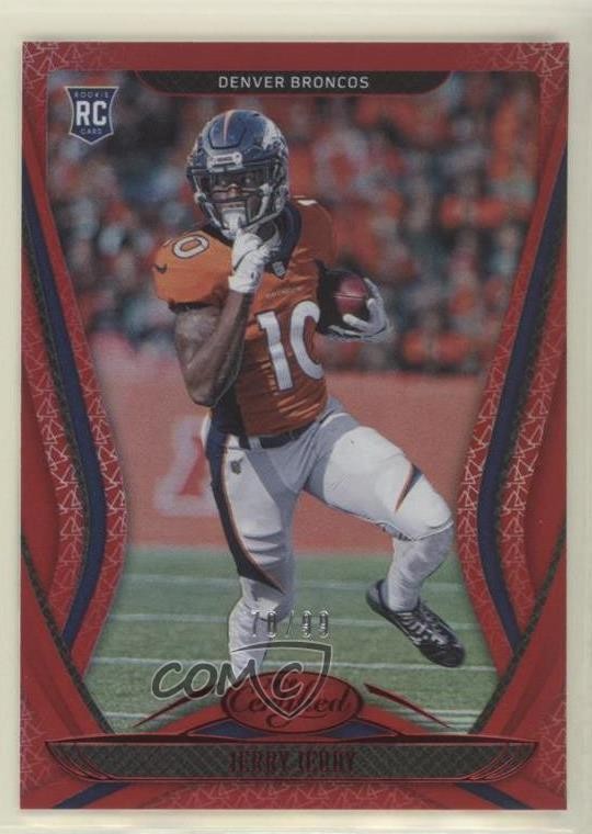2020 Certified Rookies Mirror Red 70/99 Jerry Jeudy #108 Rookie RC 01t3