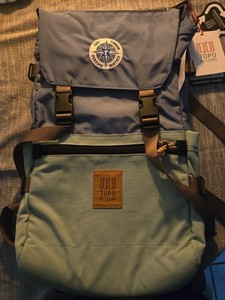 Topo Designs Trails 22L Rover Pack Classic Stone Blue/Ash Green Hiking Backpack