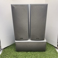 Onkyo SKF-520F 2  SKC-520C Set of 3 130w 8 Ohm Speakers EUC