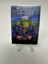 2025 Topps Chrome Formula 1 F1 Lando Norris Helmet Collection Refractor #HC-4