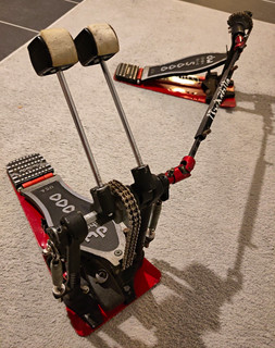 DW 5000 ChainDrive Doppelpedal Doppelkette 1998 ENDSTILLE METAL Fußmaschine