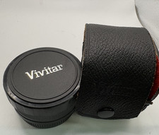 Vivitar MC Tele Converter 2x-4 FL-FD with Caps And Case Pre-Owned. For Parts.