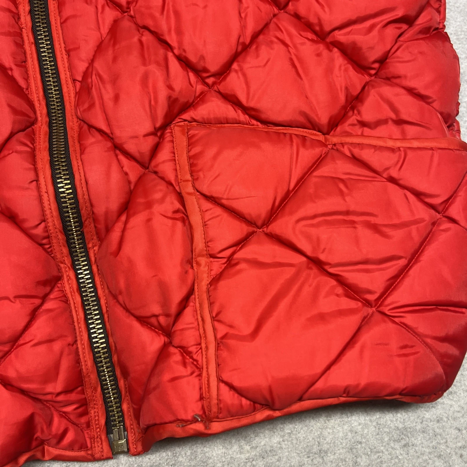 Rare Vintage Tech Nine Jacket Mens XL Quilted N9NE Strange Music Hiphop Red image 9