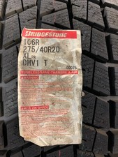 2 New 275 40 20 Bridgestone Blizzak Dm-v1 Older Production Snow Tires