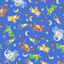 Pillowcase - Fun Flannel Rainbow Animals