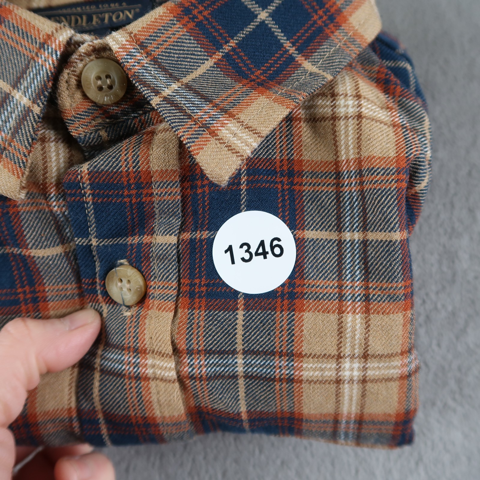 Pendleton Button Up Men's M Medium Plaid Shirt 10… - image 15