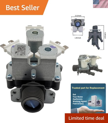 #ad #ad OEM LG Washer Water Inlet Valve 5221ER1003A 4 Ports Plastic Construction $56.24