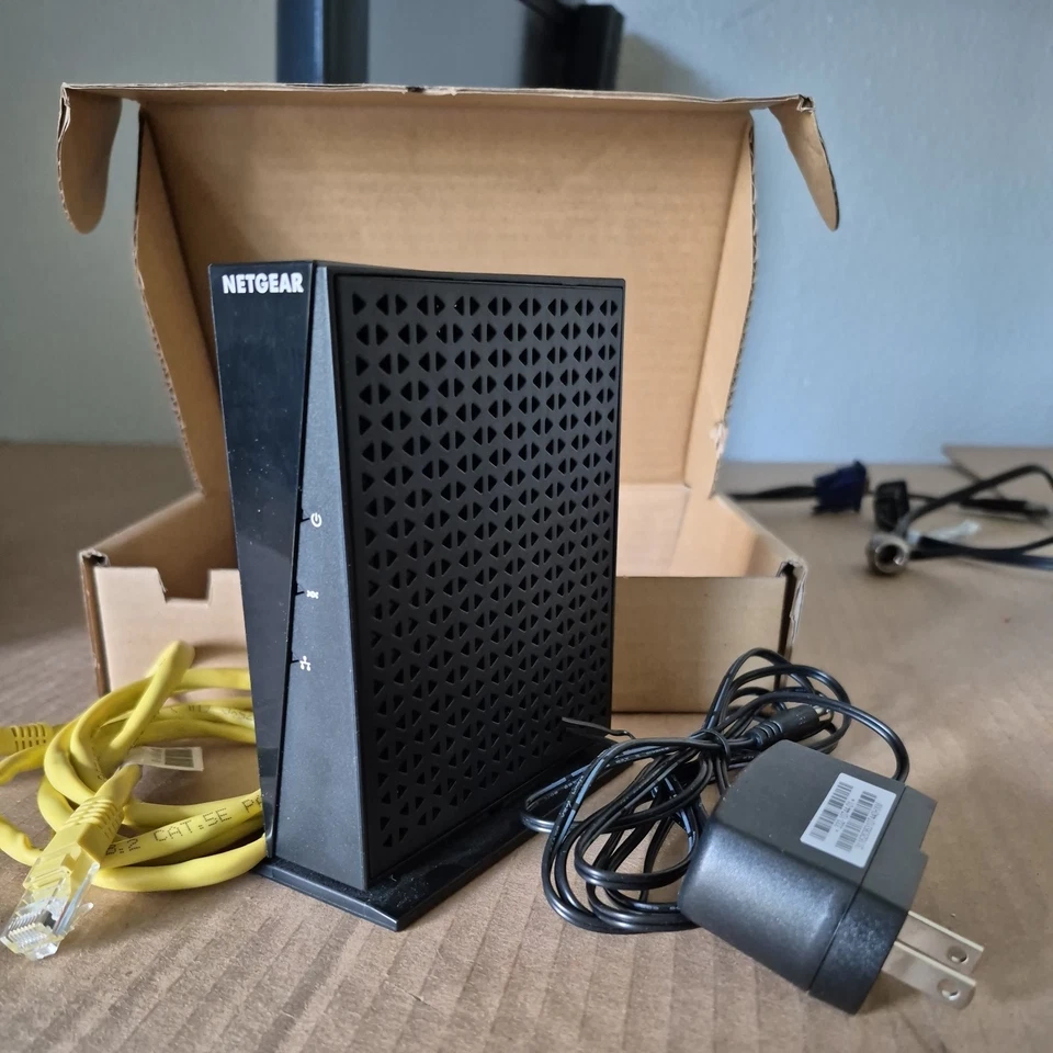 NETGEAR DM200-100NAS DSL Modem Router ADSL Dual-Band - Used With POWER SUPPLY - Image 2 of 4