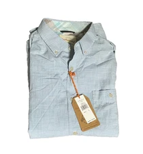 Original Weatherproof Vintage Shirt  Men's Large Long Sleeve  Blue NEW