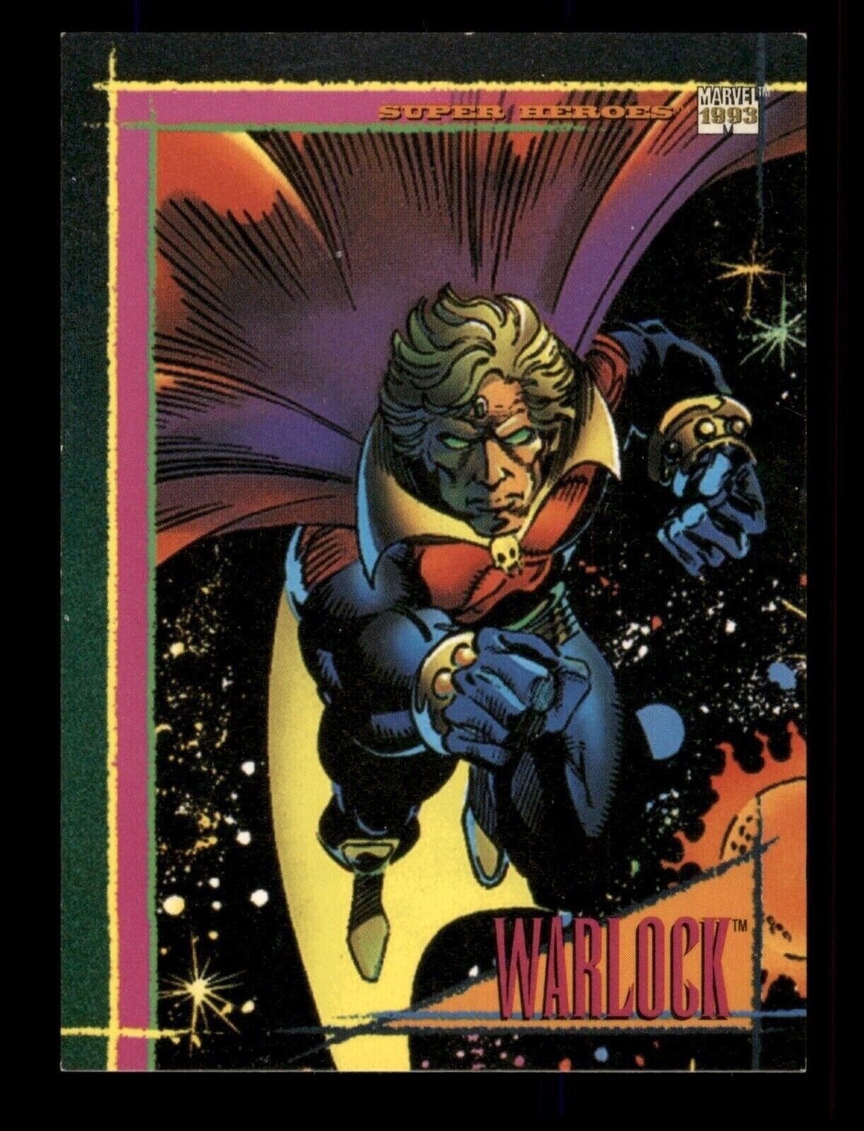 10 Warlock 1993 Marvel Trading Card TCG CCG
