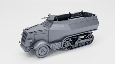 20MM_1/72 German_Tanks and Vehicles_Wargame3D_Unpainted_WWII