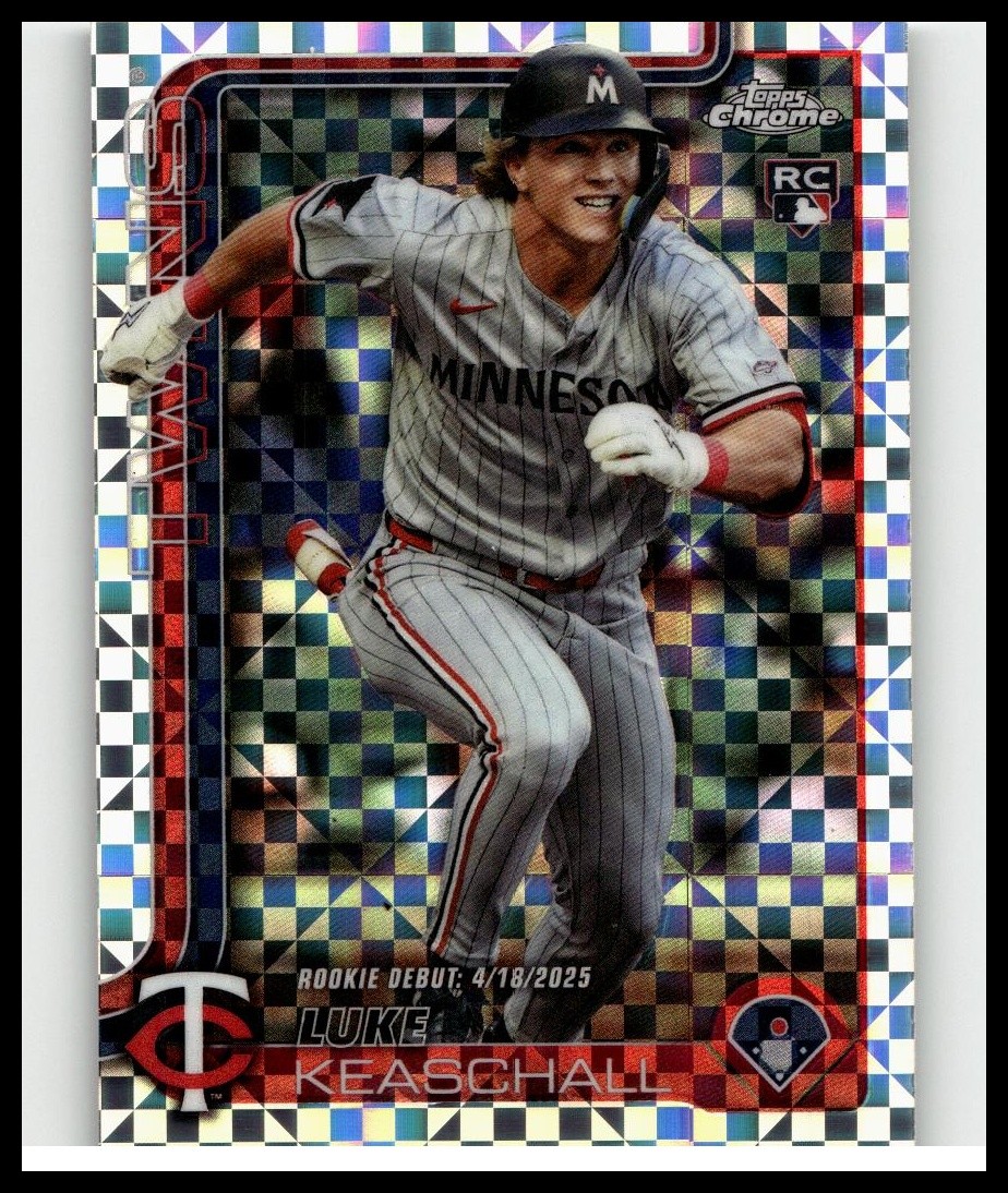2025 Topps Chrome Update Luke Keaschall X-Fractors #USC134