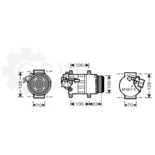 Kompressor Klimaanlage Klimakompressor für Mercedes B-Klasse A-Klasse W245 W169