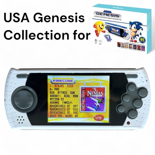 Sega Genesis Ultimate Portable 2GB SD Card w/ USA Game Library + Cover Art Menu - Picture 4 of 24