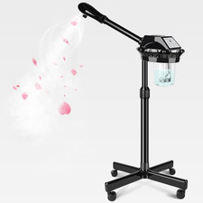 Professional Facial Steamer, Facial Steamer on Wheels with Time Setting Adjust