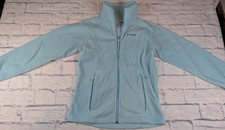 Columbia Fleece Jacket Girls Light Blue Size Youth Large 14-16