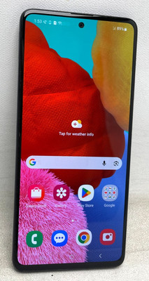 Samsung Galaxy A51 - 128 GB - Prism Crush Black (Verizon)  SM-A515U  Screen Burn