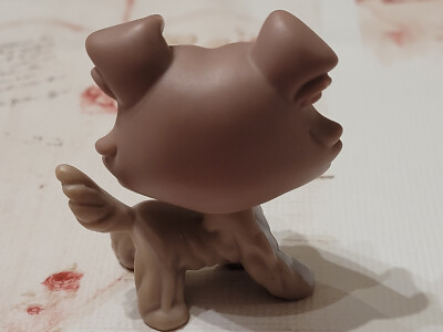 Figurine Littlest Pet Shop LPS Chien Colley N°67 - Hasbro Authentique - Occasion