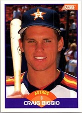1989 Score - #237 Craig Biggio (RC)