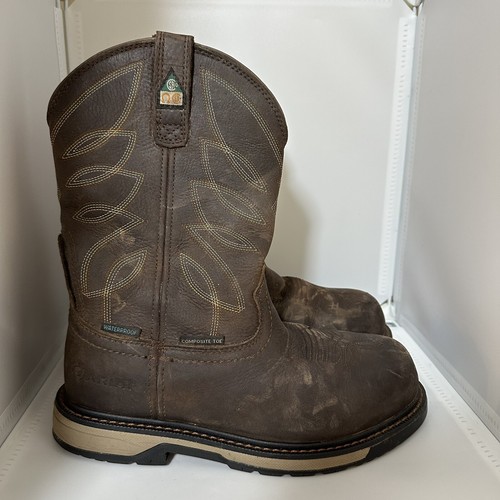 Ariat Distressed Brown Pull On Composite Toe Waterproof Oil Resistant 7.5 B - Bild 7 von 15