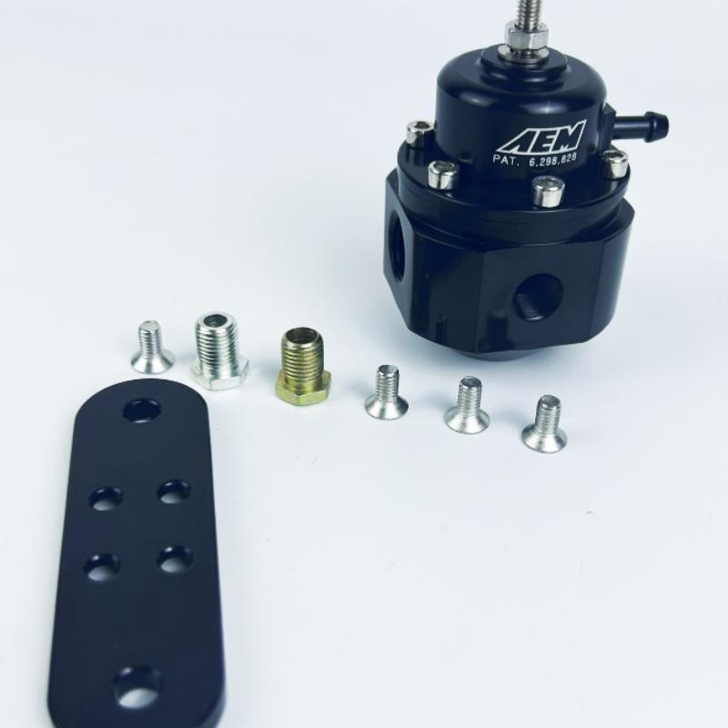 AEM Universal Adjustable Fuel Pressure Regulator 25-302BK AEM Universal Adjustable Fuel Pressure Regulator 25-302BK