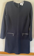 Casual Corner Womens Black Wool Blend Dress Size medium