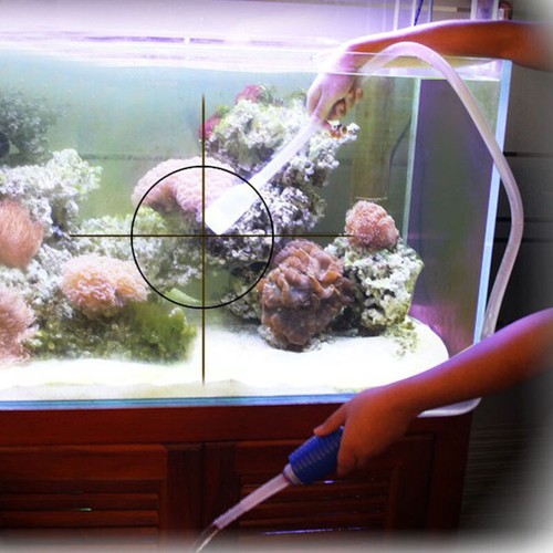 Aquarium Reinigung Vakuum Wasserwechsel Kies Sand Reiniger Pumpe NICE - Bild 2 von 12