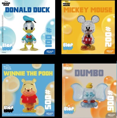 Soap Studio Disney Blop Blop Series Figure Mickey Donald