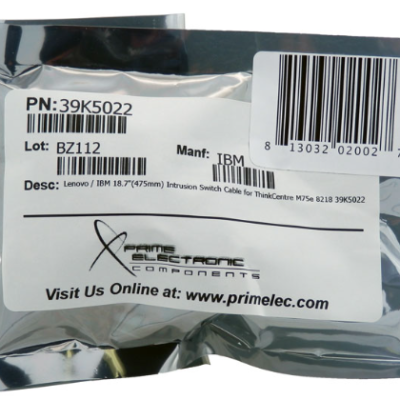 Câble D’alimentation/interrupteur Lenovo ThinkCentre M75e – FRU 39K5022 – 47 Cm – Occasion Fonctionnel