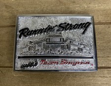 Vintage Snap On Belt Buckle Running Strong Chrome on Brass SSX-1176 USA Made