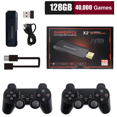 X2 Plus 256G GD10 Pro 4K Retro Game Console - 50K Games, Wireless Controller