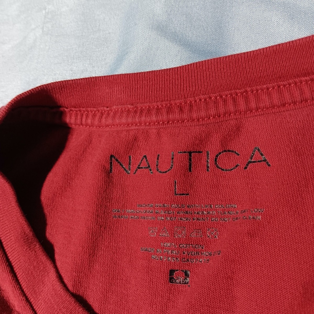 2000s Y2K Nautica Sailing Boating Sail Boat American Flag Graphic 
