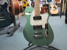 Reverend Double Agent Electric Guitar - Metallic Alpine