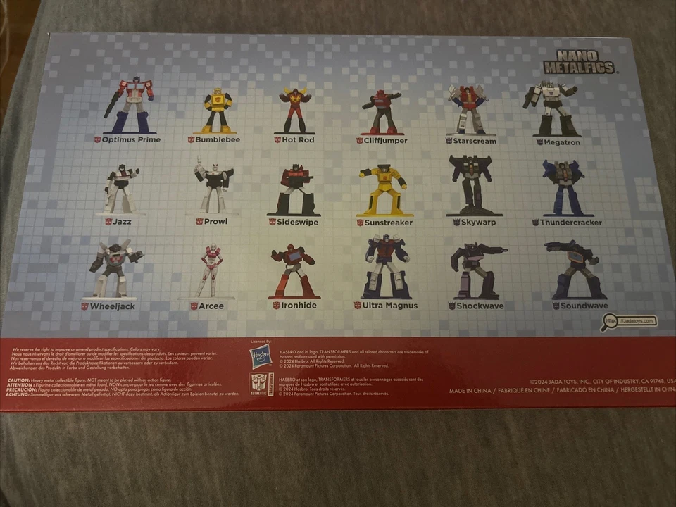 Jada Toy Set Transformers Nano Metalfigs Diecast 18 Mini Collectible series 3 - Image 4 of 4