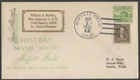 AOP USA 1933 Moffet Field First Day postal service signed cover